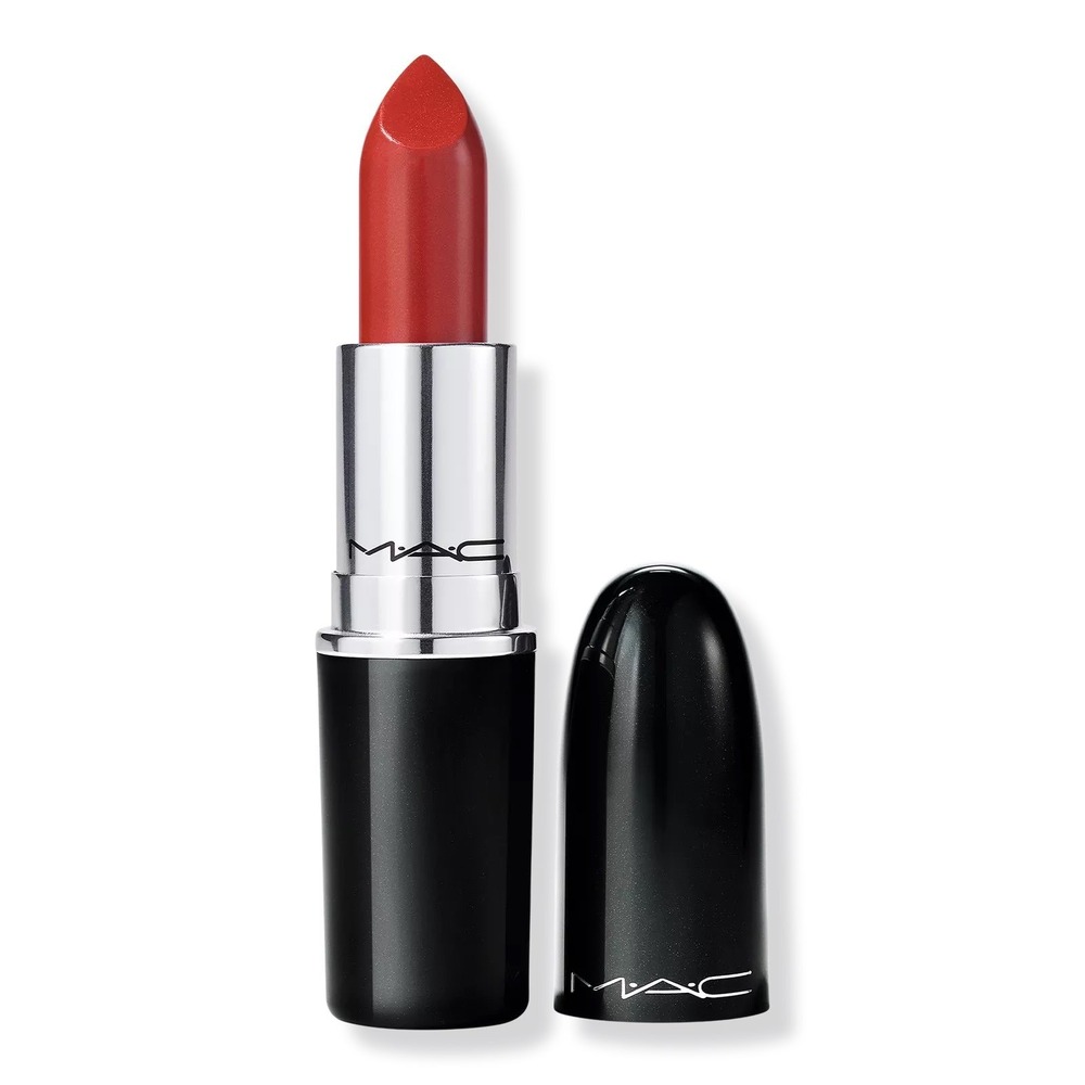 MAC Lustre Lipstick 510 Lady Bug Tomato Red Warm Red Bright Pinup Bombshell